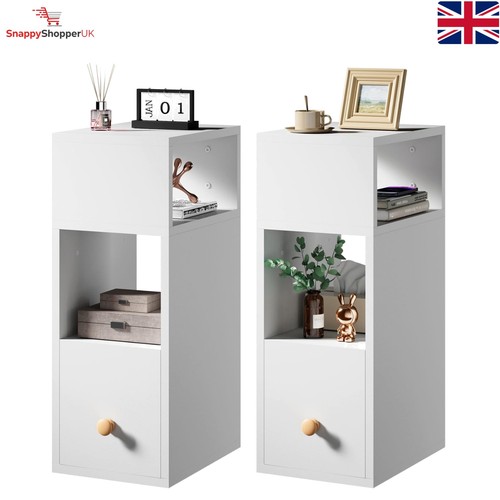 Slim bedside table set - bedside, of