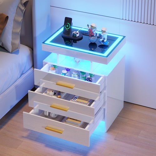 Smart led bedside - smart, cabinet