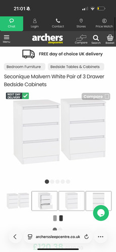 Seconique malvern white pair - white,