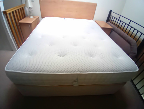 Double bed orthopedic mattress - bed,
