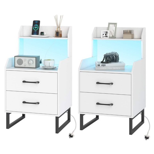 Nightstand modern bedside - nightstand,