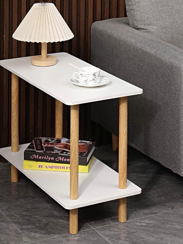 Pantanal white bedside table - white,