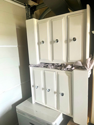 White painted solid - solid, wood