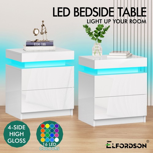 Elfordson bedside table led - elfordson,
