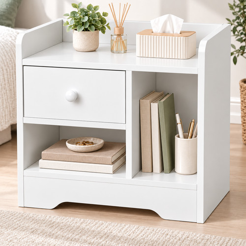 Bedside table drawer - bedside, cabinet