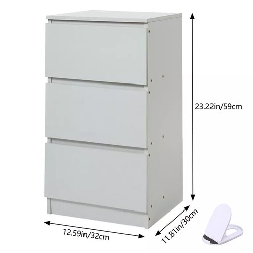 Modern bedside table drawers - bedside,