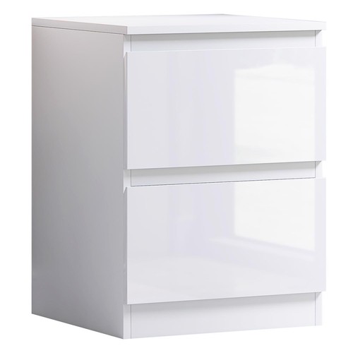 Drawer bedside white gloss - white,