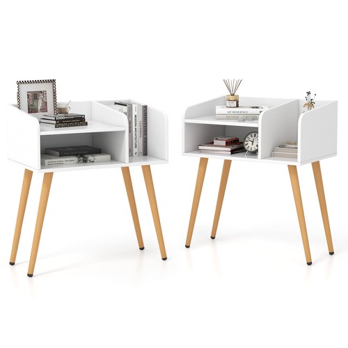 Tier bedside table end - 2-tier,