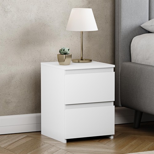 Modern white chest drawers - chest,