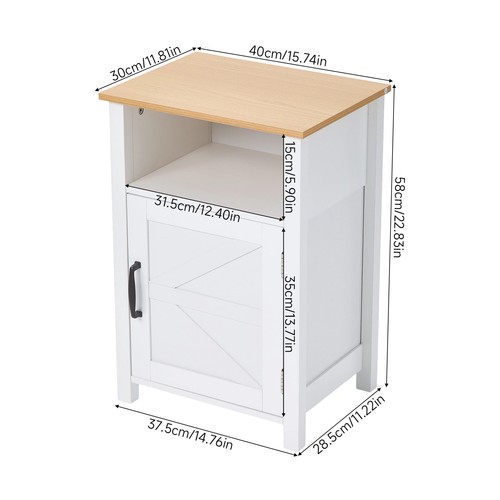 Wooden bedside table - wooden,