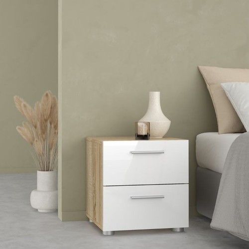 Bedside table cabinet with - table,