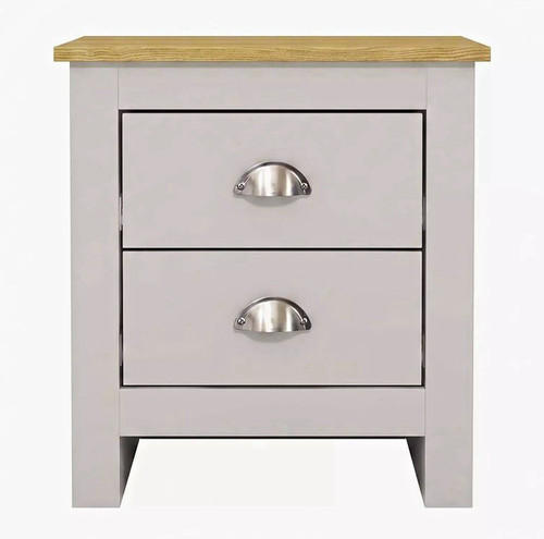 Set grey drawer bedside - 2, 2