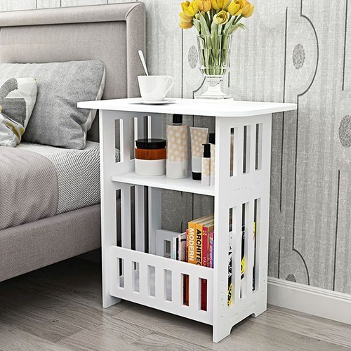 Bedside table white - bedside,