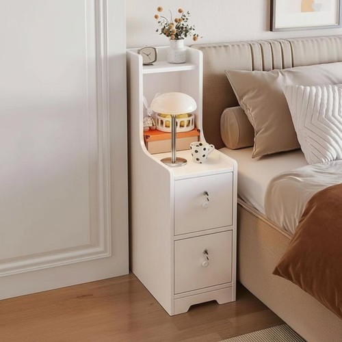 Narrow bedside locker with - narrow,