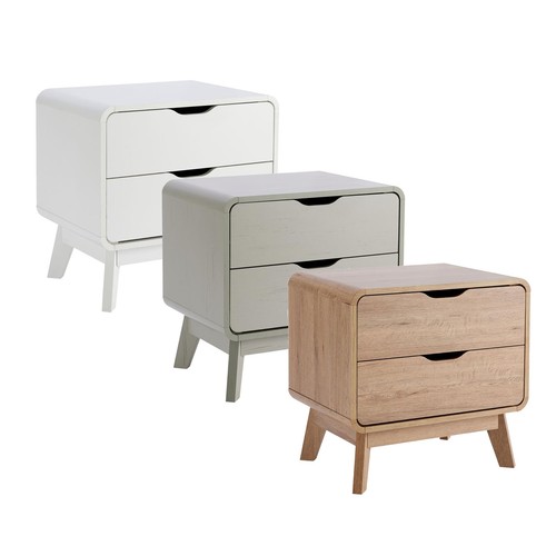 Drawer bedside scandi legs - bedside,