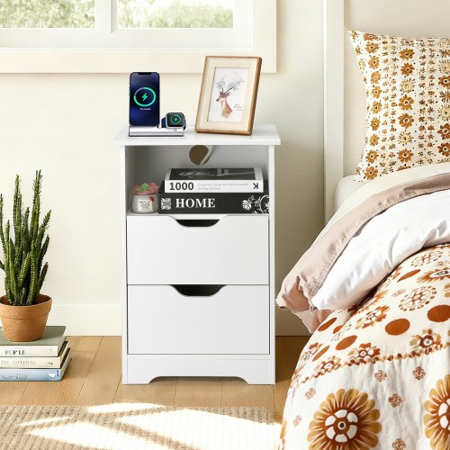 Bedside table drawer cabinet - bedside,