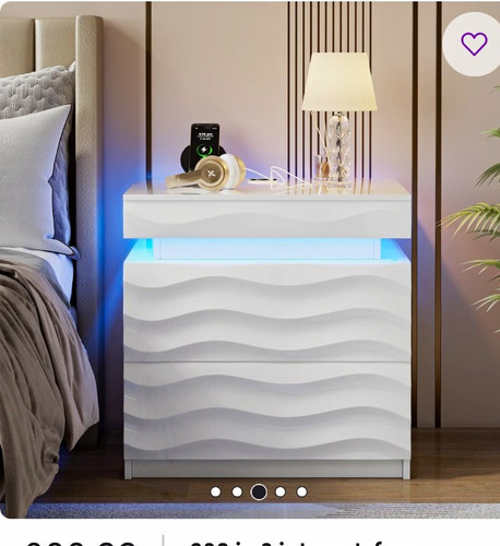 Metro lane white bedside table - metro,