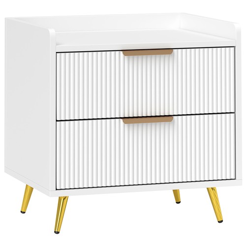 Homcom bedside table - table, with
